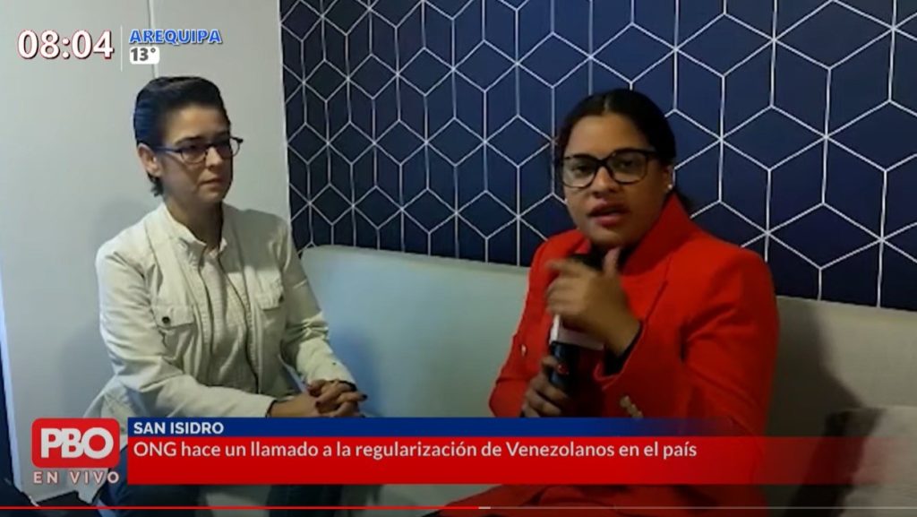 Nancy Arellano habla sobre la regularización migratoria para PBO. Foto: captura YouTube/PBO