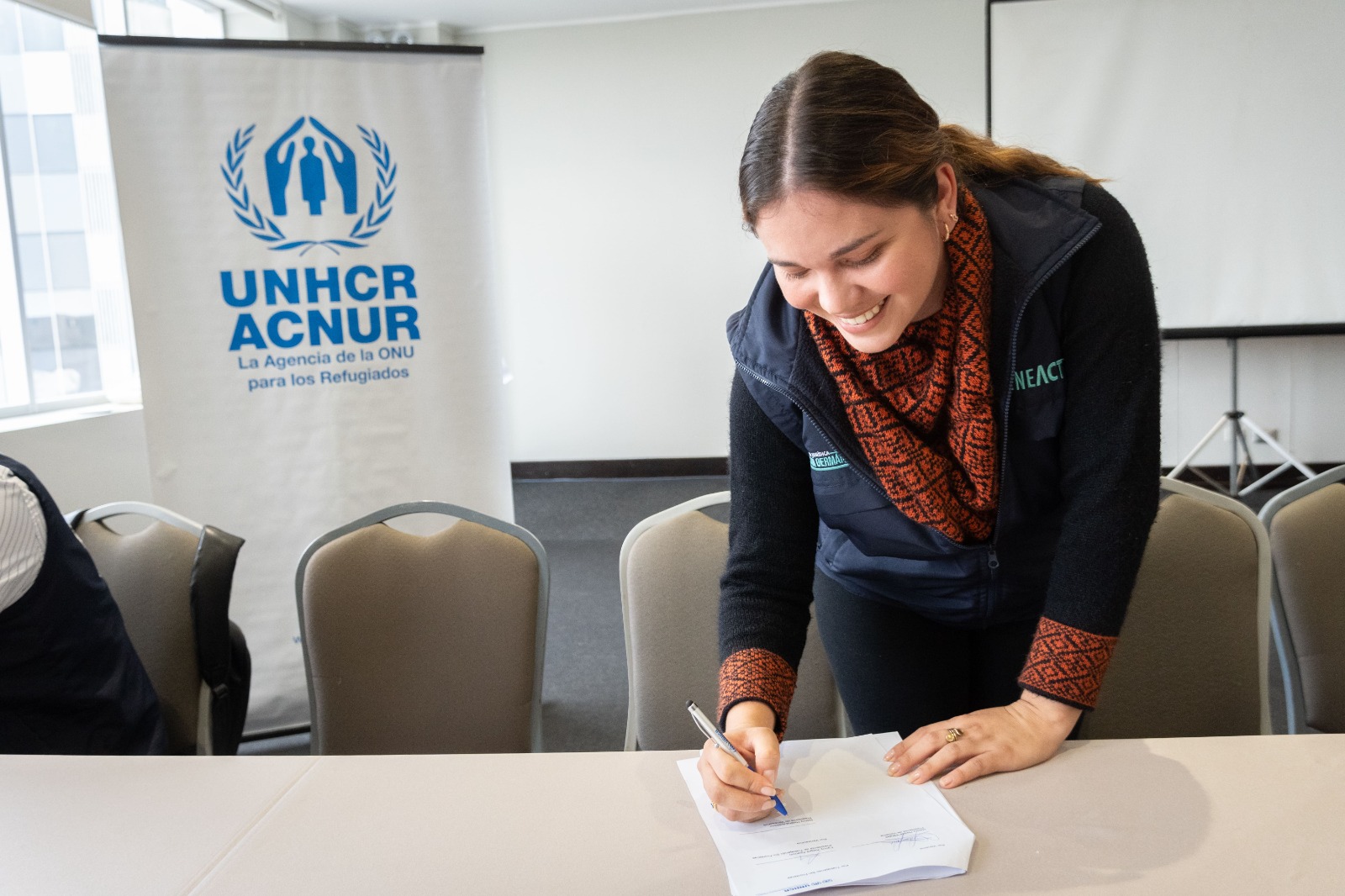 Lee más sobre el artículo Veneactiva firmó la declaración de intenciones con miras a profundizar la cooperación en beneficio de los migrantes y refugiados